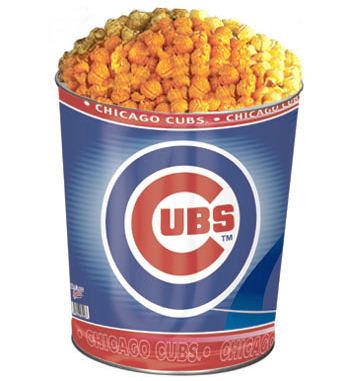 Chicago Cubs 3-Flavor Popcorn Tin