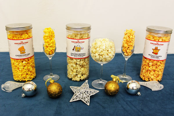 The Popcorn Factory 3-Canister Savory Assortment