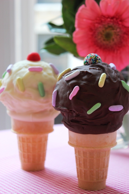 Beat the Summer Heat With Popcorn Ice Cream Cones!