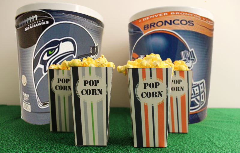 DIY Super Bowl Popcorn Boxes