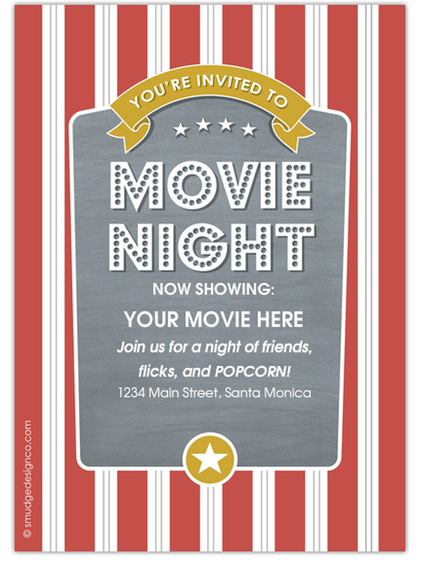 Film Screening Invitation Templates 4