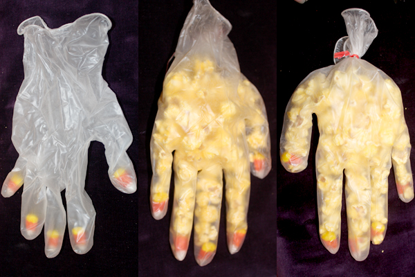 Halloween Crafts for Kids: DIY Popcorn Witch Hands | The